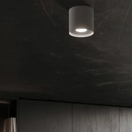 Oswietlenie-sufitowe - szary plafon mika gu10 sl.1282 sollux lighting 