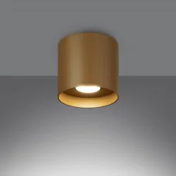 Oswietlenie-sufitowe - złoty plafon mika gu10 sl.1283 sollux lighting 