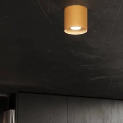 Oswietlenie-sufitowe - złoty plafon mika gu10 sl.1283 sollux lighting 