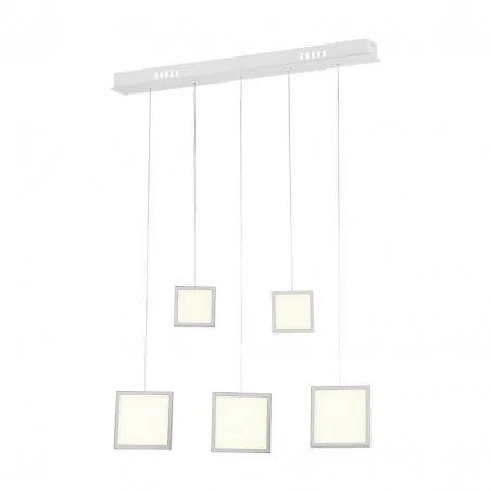 Lampy-sufitowe - oświetlenie wiszące 5 kwadratów led 33w dixon ml269 eko-light 