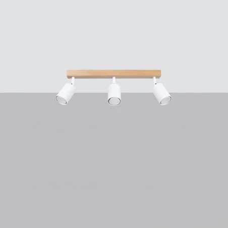 Oswietlenie-sufitowe - biały plafon verdo 3xgu10 sl.1288 sollux lighting 