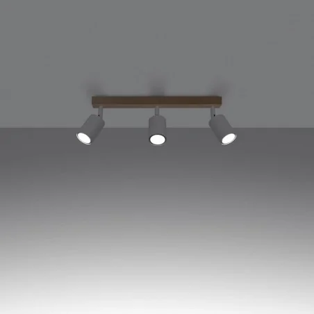 Oswietlenie-sufitowe - biały plafon verdo 3xgu10 sl.1288 sollux lighting 