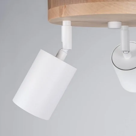 Oswietlenie-sufitowe - biały plafon verdo 3xgu10 sl.1287 sollux lighting 