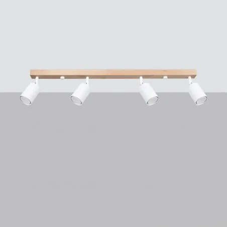 Oswietlenie-sufitowe - biały plafon verdo 4xgu10 sl.1289 sollux lighting 