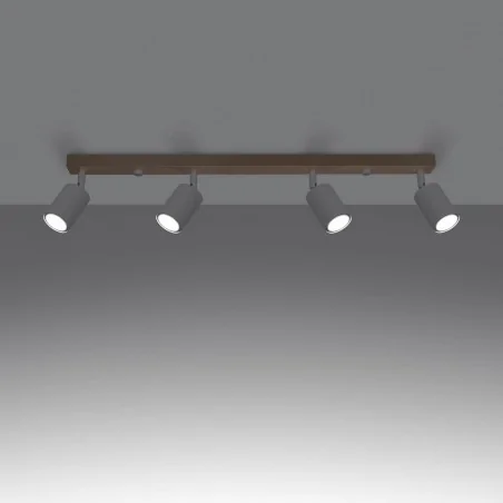 Oswietlenie-sufitowe - biały plafon verdo 4xgu10 sl.1289 sollux lighting 