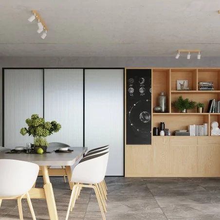 Oswietlenie-sufitowe - biały plafon verdo 4xgu10 sl.1289 sollux lighting 