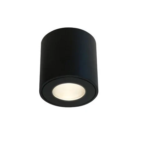 Oprawy-sufitowe - oprawa sufitowa do łazienki stała ozzo ada1 sh-212-b/bl natynkowa czarna ip44 8cm ozzo 