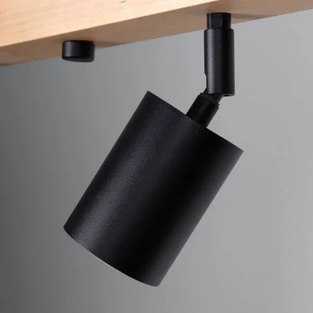 Oswietlenie-sufitowe - czarny plafon verdo 4xgu10 sl.1294 sollux lighting 