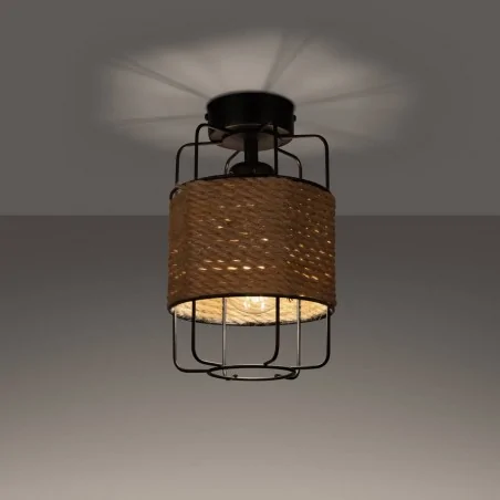 Oswietlenie-sufitowe - loftowy plafon gizur e27 sl.1299 sollux lighting 