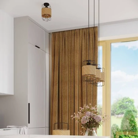 Oswietlenie-sufitowe - loftowy plafon gizur e27 sl.1299 sollux lighting 