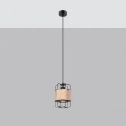 Oswietlenie-sufitowe - loftowa lampa wisząca gizur e27 sl.1300 sollux lighting 