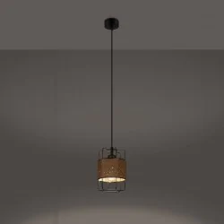 Oswietlenie-sufitowe - loftowa lampa wisząca gizur e27 sl.1300 sollux lighting 