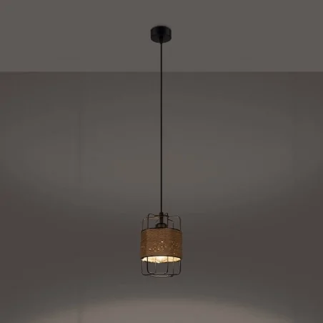Oswietlenie-sufitowe - loftowa lampa wisząca gizur e27 sl.1300 sollux lighting 