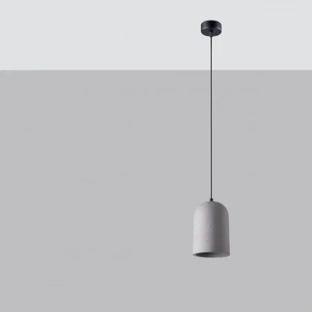 Oswietlenie-sufitowe - betonowa lampa wisząca nimis e27 sl.1306 sollux lighting 
