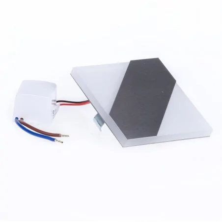 Oswietlenie-schodowe-ciepla-barwa - oprawa schodowa kwadratowa led 0,6w 3000k exon eks2396 eko-light 