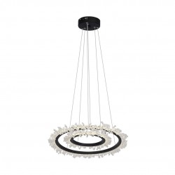 Lampy-sufitowe - efektowna lampa wisząca led z kryształkami 60w frozen ml617 eko-light