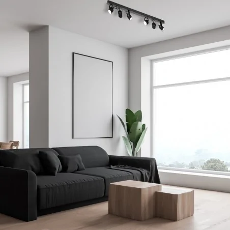 Lampy-sufitowe - sześciopunktowa lampa - spot oświetleniowy 6xgu10 pico mlp998 eko-light 