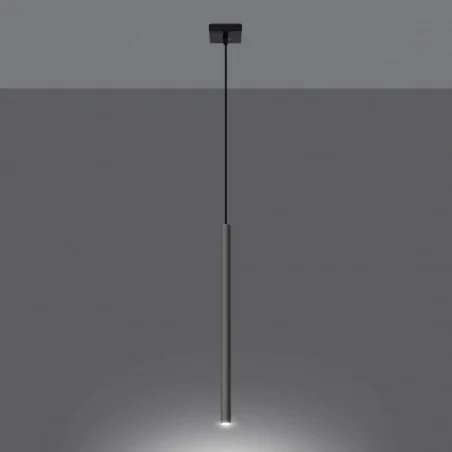 Oswietlenie-sufitowe - wisząca chromowa lampa pastelo g9 sl.1199 sollux lighting 