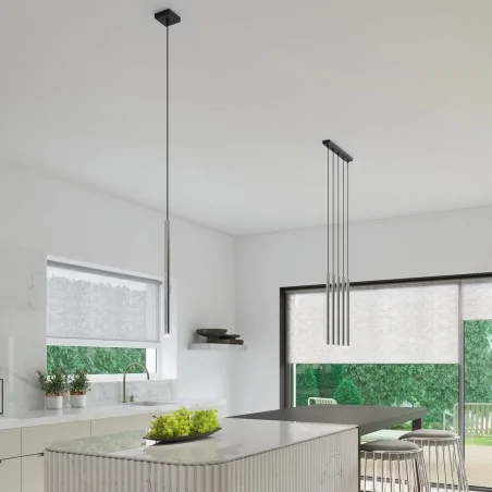 Oswietlenie-sufitowe - wisząca chromowa lampa pastelo g9 sl.1199 sollux lighting 