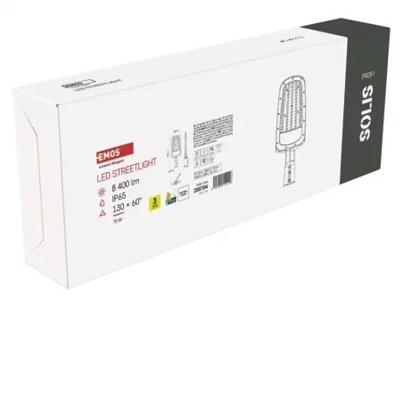 Oprawy-led-zewnetrzne - mocna oprawa oświetleniowa led 70w 8400lm neutralna biel solis zo0704 emos 