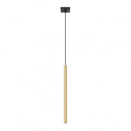 Oswietlenie-sufitowe - lampa wisząca g9 pastelo złoty połysk sl.1195 sollux lighting 