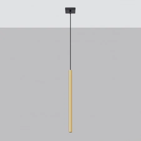 Oswietlenie-sufitowe - lampa wisząca g9 pastelo złoty połysk sl.1195 sollux lighting 