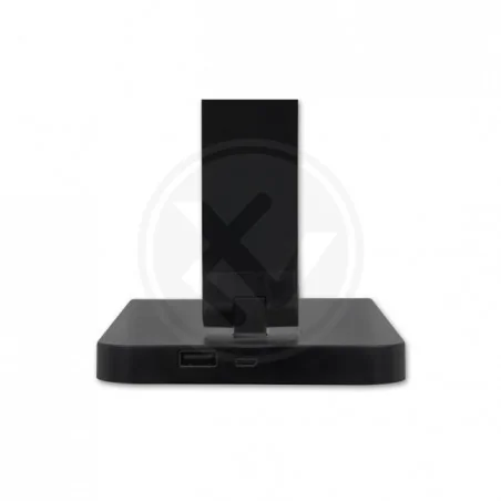 Lampki-biurkowe - czarna lampa biurkowa ingrid led 7w 2700-6000k usb qi 1461 lvt 