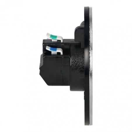 Gniazda-pojedyncze-podtynkowe - hermetyczne gniazdo elektryczne szczotkowane aluminium podtynkowe okrągłe ip55 or-gm-9030 orno 