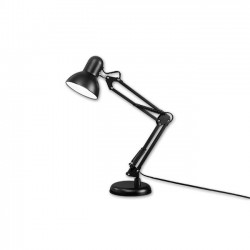 Lampki-biurkowe - czarna kreślarska lampa biurkowa lena e27 1087 lvt