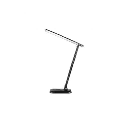 Lampki-biurkowe - czarna lampa biurkowa marina led 9w 4500k 6687 lvt 