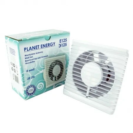 Wentylatory-z-wylacznikiem-czasowym - wentylator ścienny z wyłącznikiem czasowym biały 8w 01-097 e125 ts planet energy airroxy 