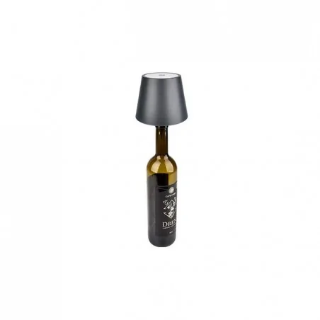 Lampki-biurkowe - antracytowa lampa z korkiem do butelki 3w cct 2659 lvt 