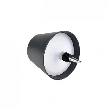 Lampki-biurkowe - antracytowa lampa z korkiem do butelki 3w cct 2659 lvt 