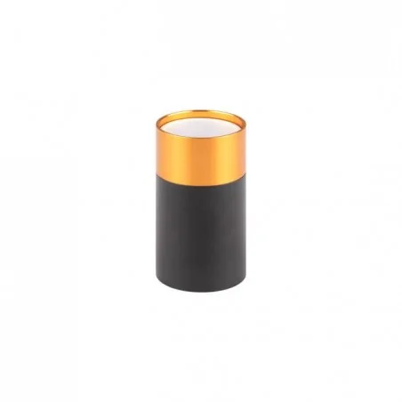 Oprawy-sufitowe-stale - czarno-złota oprawa natynkowa gu10 klemens 1620 lvt 