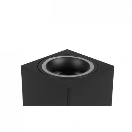 Oprawy-sufitowe-stale - czarna kwadratowa oprawa natynkowa gu10 1432 lvt 