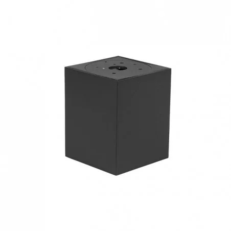 Oprawy-sufitowe-stale - czarna kwadratowa oprawa natynkowa gu10 1432 lvt 