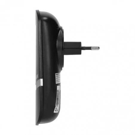 Dzwonki-do-drzwi-bezprzewodowe - db-4/b dzwonek bezprzewodowy czarny do kontaktu bezbateryjny laxan ac orno 