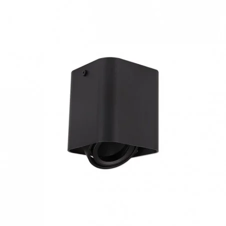 Oprawy-sufitowe-ruchome - czarna ruchoma oprawa natynkowa gu10 kwadrat 0210 lvt 