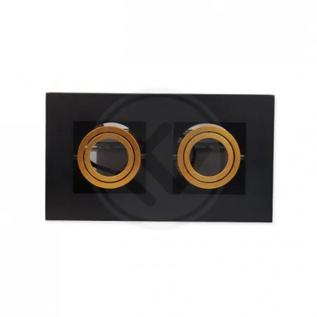 Oprawy-sufitowe-ruchome - czarna ruchoma oprawa natynkowa gu10 nemo 2xgu10 0617 lvt 