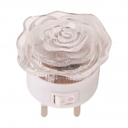Lampki-do-kontaktu - lampka do kontaktu róża led 0,4w max hl993l 02252 ideus 