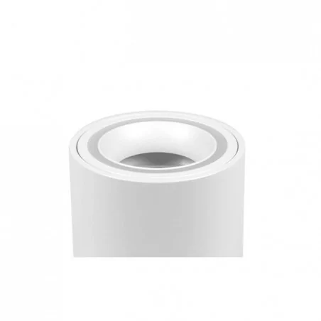 Oprawy-sufitowe-stale - okrągła biała oprawa natynkowa gu10 1409 lvt 