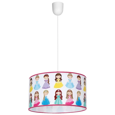 Oswietlenie-do-pokoju-dzieciecego - lampa wisząca księżniczki 1xe27 princess mlp4306 eko-light 