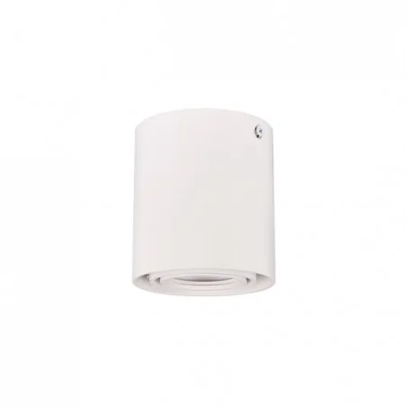 Oprawy-sufitowe-ruchome - biała ruchoma oprawa natynkowa gu10 4365 lvt 