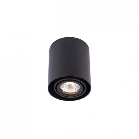 Oprawy-sufitowe-ruchome - czarna ruchoma oprawa natynkowa gu10 4843 lvt 