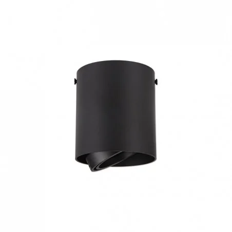 Oprawy-sufitowe-ruchome - czarna ruchoma oprawa natynkowa gu10 4843 lvt 