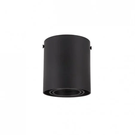 Oprawy-sufitowe-ruchome - czarna ruchoma oprawa natynkowa gu10 4843 lvt 