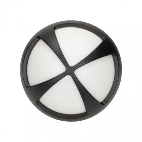 Oprawy-hermetyczne-led - or-op-6019lpmp3 czarna oprawa ogrodowa plafon hermetyczny krzyżyk szafir led 4w 3000k ip54 270lm orno 