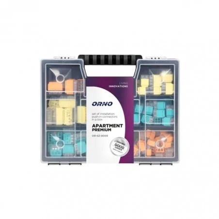 Szybkozlaczki - or-sz-8009 zestaw złączek instalacyjnych zaciskowych i wciskanych 109 sztuk orno 