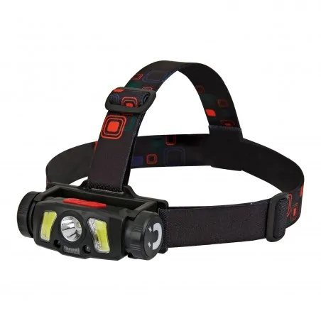 Latarki-czolowe - lt-14 latarka czołowa ładowalna/światło rowerowe 2w1 z czujnikiem ruchu 1200mah orno 