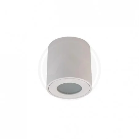 Oprawy-sufitowe-stale - okrągła biała oprawa natynkowa ip54 gu10 7296 lvt 